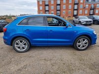 USED 2017 17 AUDI Q3 1.4 TFSI S LINE EDITION 5d 148 BHP Stunning Utopia blue Q3 Automatic