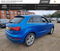 USED 2017 17 AUDI Q3 1.4 TFSI S LINE EDITION 5d 148 BHP Stunning Utopia blue Q3 Automatic