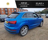 USED 2017 17 AUDI Q3 1.4 TFSI S LINE EDITION 5d 148 BHP Stunning Utopia blue Q3 Automatic