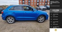 USED 2017 17 AUDI Q3 1.4 TFSI S LINE EDITION 5d 148 BHP Stunning Utopia blue Q3 Automatic