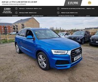 USED 2017 17 AUDI Q3 1.4 TFSI S LINE EDITION 5d 148 BHP Stunning Utopia blue Q3 Automatic