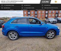 USED 2017 17 AUDI Q3 1.4 TFSI S LINE EDITION 5d 148 BHP Stunning Utopia blue Q3 Automatic