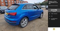 USED 2017 17 AUDI Q3 1.4 TFSI S LINE EDITION 5d 148 BHP Stunning Utopia blue Q3 Automatic
