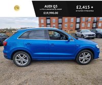USED 2017 17 AUDI Q3 1.4 TFSI S LINE EDITION 5d 148 BHP Stunning Utopia blue Q3 Automatic