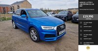 USED 2017 17 AUDI Q3 1.4 TFSI S LINE EDITION 5d 148 BHP Stunning Utopia blue Q3 Automatic