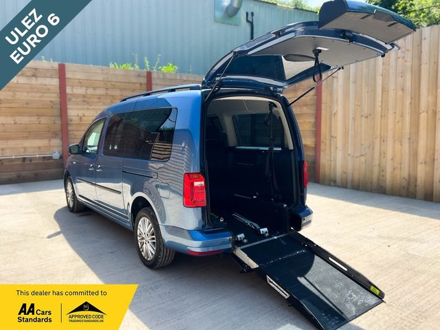View our Volkswagen Caddy Maxi Life SOR - 5 Seat Auto Petrol Wheelchair Accessible Vehicle with Access Ramp 