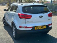 USED 2014 14 KIA SPORTAGE 1.7 CRDI WHITE EDITION ISG 5d 114 BHP 