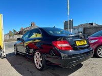USED 2011 61 MERCEDES-BENZ C-CLASS 2.1 C220 CDI BLUEEFFICIENCY SPORT ED125 4d 170 BHP GOOD CLEAN CONDITION THROUGHOUT, SPORT EDITION 125, GOOD MPG, AUTO DIESEL, METALLIC BLACK, 18 INCH ALLOYS, FULL LEATHER INTERIOR, FRONT AND REAR PARKING SENSORS, AUTOMATIC LIGHTS AND WIPERS, ELECTRIC WINDOWS AND POWER FOLDING MIRRORS, SAT NAV, USB, MULTI FUNCTION STEERING WHEEL, PADDLE SHIFT GEARBOX OPTION, DUAL CLIMATE CONTROL/ AIR CON, HEATED FRONT SEATS, ISOFIX, BRUSHED ALUMINIUM INLAYS, ECO MODE, BLUETOOTH, REMOTE CENTRAL LOCKING AND 2 KEYS.