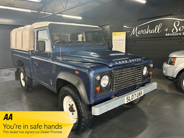 View our Land Rover Defender 110 2.4 110 DCB HI-CAP P/U 121 BHP