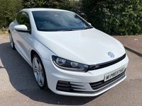 USED 2016 16 VOLKSWAGEN SCIROCCO 2.0 R LINE TDI BLUEMOTION TECHNOLOGY 2d 150 BHP SATNAV-HEATED SEATS-PRIVACY GLASS