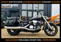 USED 2010 59 YAMAHA XVS950 MIDNIGHT STAR - FINANCE AVAILABLE - ALL TYPES OF CREDIT ACCEPTED WITH SADDLE BAGS / PANNIERS