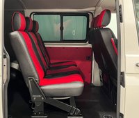 USED 2016 16 VOLKSWAGEN TRANSPORTER 2.0 T32 TDI KOMBI HIGHLINE BMT 138 BHP Striking Candy White, Double Side Slide Doors, Black / Red 6 Seater