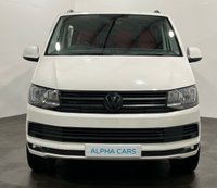 USED 2016 16 VOLKSWAGEN TRANSPORTER 2.0 T32 TDI KOMBI HIGHLINE BMT 138 BHP Striking Candy White, Double Side Slide Doors, Black / Red 6 Seater