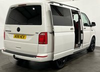 USED 2016 16 VOLKSWAGEN TRANSPORTER 2.0 T32 TDI KOMBI HIGHLINE BMT 138 BHP Striking Candy White, Double Side Slide Doors, Black / Red 6 Seater
