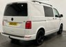 USED 2016 16 VOLKSWAGEN TRANSPORTER 2.0 T32 TDI KOMBI HIGHLINE BMT 138 BHP Striking Candy White, Double Side Slide Doors, Black / Red 6 Seater