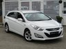 USED 2012 12 HYUNDAI I40 1.7 CRDI STYLE BLUE DRIVE 5d 114 BHP Finished in CREAMY WHITE with contrasting Dark Grey Cloth Trim. This Hyundai i40 Tourer is a well-equipped and roomy estate car. Features include Sat Nav, Rear View Camera, B/Tooth, Alloys, Air con, Rear Parking Sensors and much more. Great to drive and the perfect family estate. This car has been locally owned and Hyundai dealer serviced at 18563 miles, 39859 miles, 50066 miles, 54281 miles, 59555 miles, 69499 miles and on arrival at 80995 miles. 12 Months MOT.