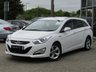 USED 2012 12 HYUNDAI I40 1.7 CRDI STYLE BLUE DRIVE 5d 114 BHP Finished in CREAMY WHITE with contrasting Dark Grey Cloth Trim. This Hyundai i40 Tourer is a well-equipped and roomy estate car. Features include Sat Nav, Rear View Camera, B/Tooth, Alloys, Air con, Rear Parking Sensors and much more. Great to drive and the perfect family estate. This car has been locally owned and Hyundai dealer serviced at 18563 miles, 39859 miles, 50066 miles, 54281 miles, 59555 miles, 69499 miles and on arrival at 80995 miles. 12 Months MOT.
