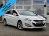 USED 2012 12 HYUNDAI I40 1.7 CRDI STYLE BLUE DRIVE 5d 114 BHP Finished in CREAMY WHITE with contrasting Dark Grey Cloth Trim. This Hyundai i40 Tourer is a well-equipped and roomy estate car. Features include Sat Nav, Rear View Camera, B/Tooth, Alloys, Air con, Rear Parking Sensors and much more. Great to drive and the perfect family estate. This car has been locally owned and Hyundai dealer serviced at 18563 miles, 39859 miles, 50066 miles, 54281 miles, 59555 miles, 69499 miles and on arrival at 80995 miles. 12 Months MOT.