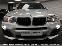 USED 2017 67 BMW X3 XDRIVE20D M SPORT 8 SPEED AUTO EURO 6 UK DELIVERY FLAT FEE &pound;175 (SUBJECT TO DEAL)*OVER 100 IMAGES ON OUR WEBSITE*BESPOKE FINANCE ARRANGED*PART EXCHANGE WELCOME*ALL VEHICLES HPI CLEAR