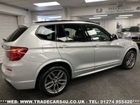 USED 2017 67 BMW X3 XDRIVE20D M SPORT 8 SPEED AUTO EURO 6 UK DELIVERY FLAT FEE &pound;175 (SUBJECT TO DEAL)*OVER 100 IMAGES ON OUR WEBSITE*BESPOKE FINANCE ARRANGED*PART EXCHANGE WELCOME*ALL VEHICLES HPI CLEAR