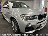 USED 2017 67 BMW X3 XDRIVE20D M SPORT 8 SPEED AUTO EURO 6 UK DELIVERY FLAT FEE &pound;175 (SUBJECT TO DEAL)*OVER 100 IMAGES ON OUR WEBSITE*BESPOKE FINANCE ARRANGED*PART EXCHANGE WELCOME*ALL VEHICLES HPI CLEAR