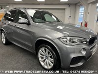USED 2015 65 BMW X5 XDRIVE30D M SPORT DIESEL EURO 6 8 SPEED AUTO 4X4 UK DELIVERY FLAT FEE &pound;175 (SUBJECT TO DEAL)*OVER 100 IMAGES ON OUR WEBSITE*BESPOKE FINANCE ARRANGED*PART EXCHANGE WELCOME*ALL VEHICLES HPI CLEAR