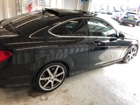 USED 2014 64 MERCEDES-BENZ C-CLASS 2.1 C250 CDI AMG SPORT EDITION PREMIUM PLUS 2d+PANORAMIC SUNROOF+TOW BAR+REVERSE CAMERA 2 KEYS+HISTORY+CLIMATE+HALF LEATHER HEATED SEATS+NAVIGATION+PANORAMIC SUNROOF+CRUISE+REVERSE CAMERA+ALLOYS+BLUETOOTH+MEDIA+USB+AUX+DAB