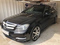 USED 2014 64 MERCEDES-BENZ C-CLASS 2.1 C250 CDI AMG SPORT EDITION PREMIUM PLUS 2d+PANORAMIC SUNROOF+TOW BAR+REVERSE CAMERA 2 KEYS+HISTORY+CLIMATE+HALF LEATHER HEATED SEATS+NAVIGATION+PANORAMIC SUNROOF+CRUISE+REVERSE CAMERA+ALLOYS+BLUETOOTH+MEDIA+USB+AUX+DAB