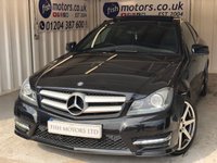 USED 2014 64 MERCEDES-BENZ C-CLASS 2.1 C250 CDI AMG SPORT EDITION PREMIUM PLUS 2d+PANORAMIC SUNROOF+TOW BAR+REVERSE CAMERA 2 KEYS+HISTORY+CLIMATE+HALF LEATHER HEATED SEATS+NAVIGATION+PANORAMIC SUNROOF+CRUISE+REVERSE CAMERA+ALLOYS+BLUETOOTH+MEDIA+USB+AUX+DAB