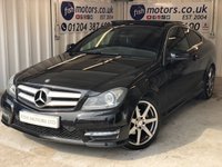 USED 2014 64 MERCEDES-BENZ C-CLASS 2.1 C250 CDI AMG SPORT EDITION PREMIUM PLUS 2d+PANORAMIC SUNROOF+TOW BAR+REVERSE CAMERA 2 KEYS+HISTORY+CLIMATE+HALF LEATHER HEATED SEATS+NAVIGATION+PANORAMIC SUNROOF+CRUISE+REVERSE CAMERA+ALLOYS+BLUETOOTH+MEDIA+USB+AUX+DAB