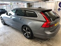 USED 2018 18 VOLVO V90 2.0 D4 R-DESIGN 5d 188 BHP 2 KEYS+FSH+1 FORMER KEEPER+HALF LEATHER HEATED SEATS+NAVIGATION+CRUISE+AIR CON+PARKING SENSORS+ALLOYS+PRIVACY GLASS+MEDIA+USB+AUX+DAB