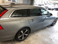 USED 2018 18 VOLVO V90 2.0 D4 R-DESIGN 5d 188 BHP 2 KEYS+FSH+1 FORMER KEEPER+HALF LEATHER HEATED SEATS+NAVIGATION+CRUISE+AIR CON+PARKING SENSORS+ALLOYS+PRIVACY GLASS+MEDIA+USB+AUX+DAB