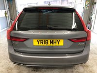 USED 2018 18 VOLVO V90 2.0 D4 R-DESIGN 5d 188 BHP 2 KEYS+FSH+1 FORMER KEEPER+HALF LEATHER HEATED SEATS+NAVIGATION+CRUISE+AIR CON+PARKING SENSORS+ALLOYS+PRIVACY GLASS+MEDIA+USB+AUX+DAB