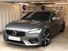 USED 2018 18 VOLVO V90 2.0 D4 R-DESIGN 5d 188 BHP 2 KEYS+FSH+1 FORMER KEEPER+HALF LEATHER HEATED SEATS+NAVIGATION+CRUISE+AIR CON+PARKING SENSORS+ALLOYS+PRIVACY GLASS+MEDIA+USB+AUX+DAB