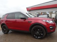 USED 2017 17 LAND ROVER DISCOVERY SPORT 2.0 TD4 HSE BLACK 5d 180 BHP Black Pack , Glass Pan Roof