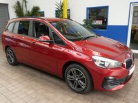 USED 2019 19 BMW 2 SERIES 1.5 218I SPORT GRAN TOURER 5d 139 BHP 7 SEAT SAT NAV PART LEATHER INTERIOR PARKING SENSORS 1 OWNER 6 MONTHS GOLD WARRANTY