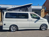 USED 2004 04 NISSAN ELGRAND Highway Star THIS IS A VERY RARE  NISSAN E51. CAMPERVAN IN PEARL WHITE . THE BRAND NEW INTERIOR IS STUNNING AND COLOUR CODED TO THE VEHICLE. MUST BE SEEN. COME ON LIVE THE DREAM.