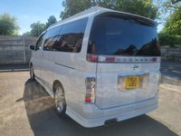 USED 2004 04 NISSAN ELGRAND Highway Star THIS IS A VERY RARE  NISSAN E51. CAMPERVAN IN PEARL WHITE . THE BRAND NEW INTERIOR IS STUNNING AND COLOUR CODED TO THE VEHICLE. MUST BE SEEN. COME ON LIVE THE DREAM.