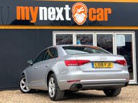 USED 2018 18 AUDI A4 2.0 TFSI SPORT MHEV 4d AUTO 188 BHP HUGE SPEC + 1 OWNER FROM NEW + FULL AUDI SERVICE HISTORY + CRUISE CONTROL + HEATED LEATHER SEATS + SAT NAV + 2 KEYS + ULEZ COMPLIANT + EURO 6