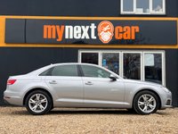 USED 2018 18 AUDI A4 2.0 TFSI SPORT MHEV 4d AUTO 188 BHP HUGE SPEC + 1 OWNER FROM NEW + FULL AUDI SERVICE HISTORY + CRUISE CONTROL + HEATED LEATHER SEATS + SAT NAV + 2 KEYS + ULEZ COMPLIANT + EURO 6