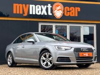 USED 2018 18 AUDI A4 2.0 TFSI SPORT MHEV 4d AUTO 188 BHP HUGE SPEC + 1 OWNER FROM NEW + FULL AUDI SERVICE HISTORY + CRUISE CONTROL + HEATED LEATHER SEATS + SAT NAV + 2 KEYS + ULEZ COMPLIANT + EURO 6