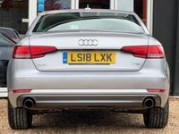 USED 2018 18 AUDI A4 2.0 TFSI SPORT MHEV 4d AUTO 188 BHP HUGE SPEC + 1 OWNER FROM NEW + FULL AUDI SERVICE HISTORY + CRUISE CONTROL + HEATED LEATHER SEATS + SAT NAV + 2 KEYS + ULEZ COMPLIANT + EURO 6