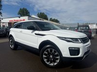 USED 2015 65 LAND ROVER RANGE ROVER EVOQUE 2.0 ED4 SE TECH 3d 148 BHP ONLY 2 OWNERS FROM NEW+ULTRA LOW MILEAGE+SERVICE HISTORY+FINISHED IN FUJI WHITE WITH A FANTASTIC SPECIFICATION+FULL LEATHER INTERIOR+SATELLITE NAVIGATION+BLUETOOTH+PARK ASSIST+CLIMATE CONTROL+18 INCH ALLOY WHEELS+STUNNING STUNNING VEHICLE+READY TO DRIVE AWAY TODAY+FINANCE AND EXTENDED WARRANTY AVAILABLE ON THIS USED VEHICLE!!!!!