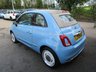 USED 2018 68 FIAT 500C 1.2 SPIAGGINA 58 CONVERTIBLE 2d 69 BHP *VERY RARE LIMITED EDITION* Very rare, limited edition 2018 Fiat 500C 1.2 Spiaggina '58 finished in a splendid Volare Blue livery, with beige soft-top, shown off by the white waistrail and the vintage-design 16" alloy wheels. With Full Fiat Main Dealer Service History, this low mileage One Owner from new special edition has an MOT until December 2023 and Celebrates the 60th anniversary of the famous 500 Jolly Spiaggina. The "Spiaggina '58", produced in a limited edition of just 1,958 cars.