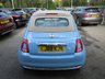 USED 2018 68 FIAT 500C 1.2 SPIAGGINA 58 CONVERTIBLE 2d 69 BHP *VERY RARE LIMITED EDITION* Very rare, limited edition 2018 Fiat 500C 1.2 Spiaggina '58 finished in a splendid Volare Blue livery, with beige soft-top, shown off by the white waistrail and the vintage-design 16" alloy wheels. With Full Fiat Main Dealer Service History, this low mileage One Owner from new special edition has an MOT until December 2023 and Celebrates the 60th anniversary of the famous 500 Jolly Spiaggina. The "Spiaggina '58", produced in a limited edition of just 1,958 cars.