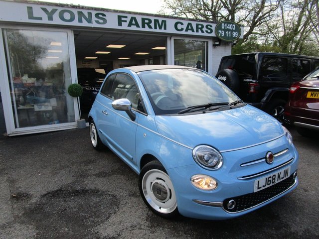 2018 68 Fiat 500c 1.2 SPIAGGINA 58 CONVERTIBLE 2d 69 BHP *VERY RARE LIMITED EDITION*