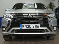 USED 2020 20 MITSUBISHI OUTLANDER 2.4 PHEV DYNAMIC 5d 222 BHP 4WD LEATHER HEATED SEATS REAR VIEW CAMERA 1 OWNER MITSUBISHI WARRANTY TILL MARCH 2025