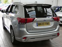 USED 2020 20 MITSUBISHI OUTLANDER 2.4 PHEV DYNAMIC 5d 222 BHP 4WD LEATHER HEATED SEATS REAR VIEW CAMERA 1 OWNER MITSUBISHI WARRANTY TILL MARCH 2025
