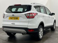 USED 2017 17 FORD KUGA 1.5 ZETEC TDCI 5d 119 BHP Low Mileage 39923 Miles, Striking Frozen White, Automatic, Versatile 5 Door SUV