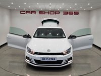 USED 2015 15 VOLKSWAGEN SCIROCCO 2.0 TDI R-LINE BLUEMOTION TECHNOLOGY (184 PS) DSG ( EURO 6 ) S/S 3DR + NAV + HEATED LEATHERS + F/R PARK AID + BLUETOOTH + MEDIA INTERFACE + PRIVACY + BLACK PACK + BODY KIT + 19S 19S+PARK AID+TINTS+LEATHERS+NAV+BTOOTH+MEDIA+CRUISE